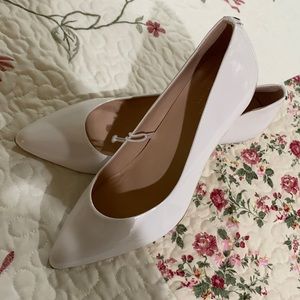 New Kate Spade white Heels pinup 8.5